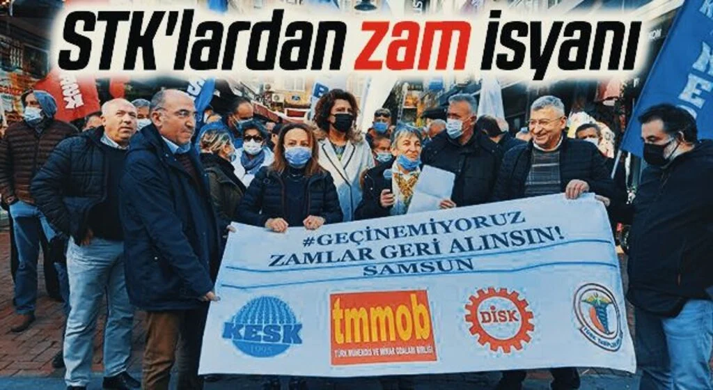 Samsun'da STK'lardan zam isyanı