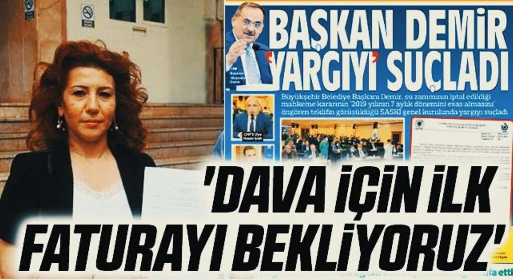 'Samsun'da Su Davası İçin İlk Faturayı Bekliyoruz'