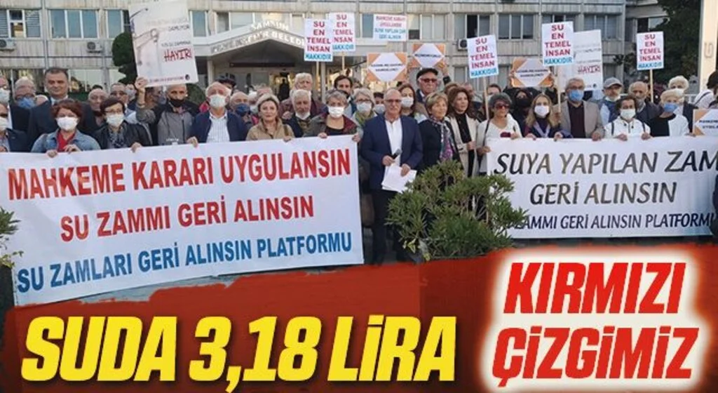 Samsun'da 'Suda 3,18 Lira Kırmızı Çizgimiz!'