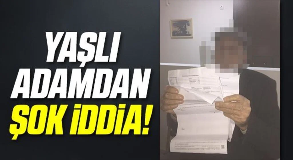Samsun'da Yaşlı adamdan şok iddia!