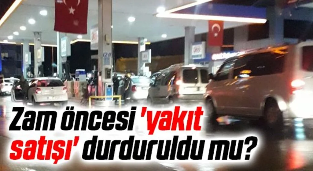 Samsun'da Zam öncesi 'yakıt satışı' durduruldu mu?