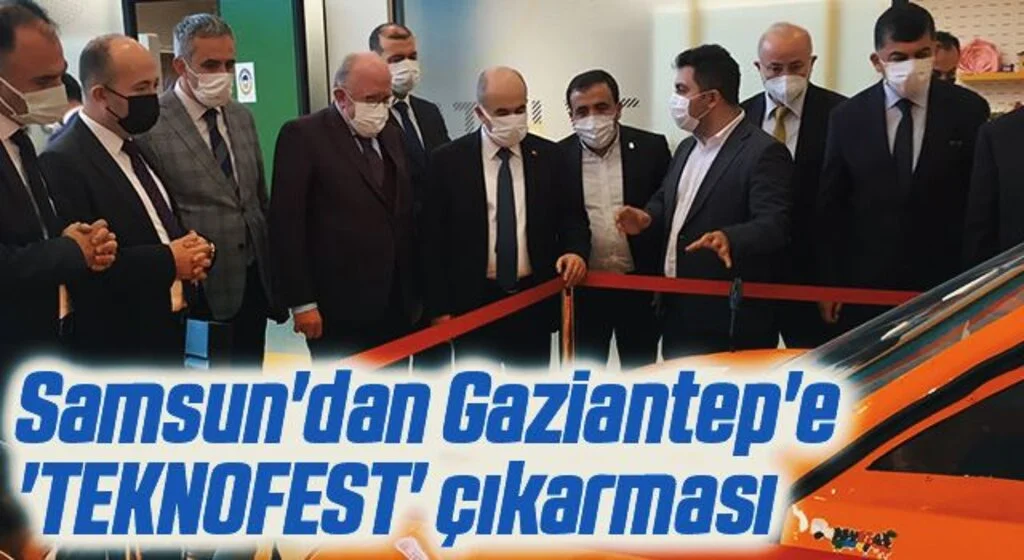 Samsun'dan Gaziantep'e 'TEKNOFEST' çıkarması   