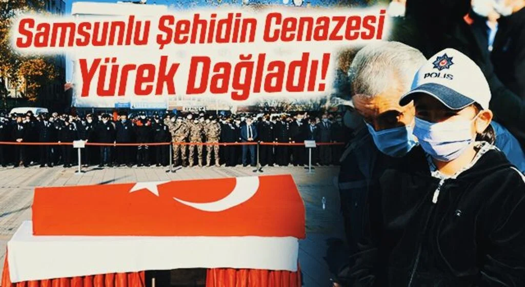 Samsunlu Şehidin Cenazesi Yürek Dağladı!
