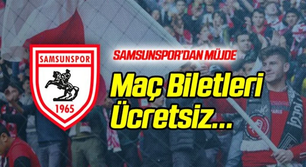 Samsunspor'dan Öğrencilere Müjde! Ücretsiz Oldu