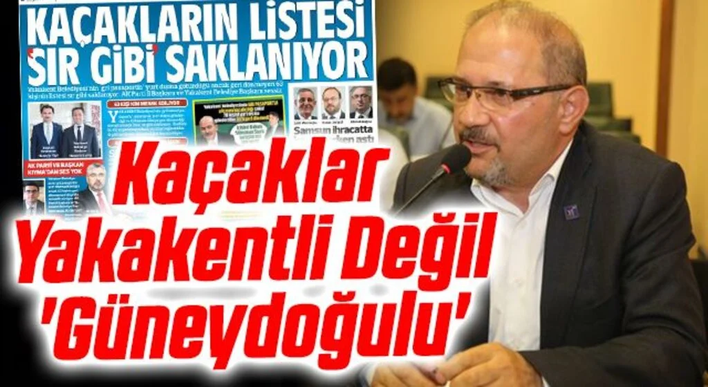 SBB Meclisi CHP Grup Başkanvekili Tekcan: Kaçaklar Yakakentli Değil 'Güneydoğulu'