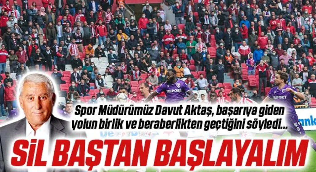 Spor Müdürümüz Davut Aktaş, başarıya giden yolun birlik ve beraberlikten geçtiğini söyledi…