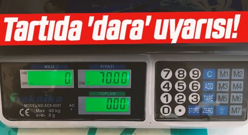 Tartıda 'dara' uyarısı!