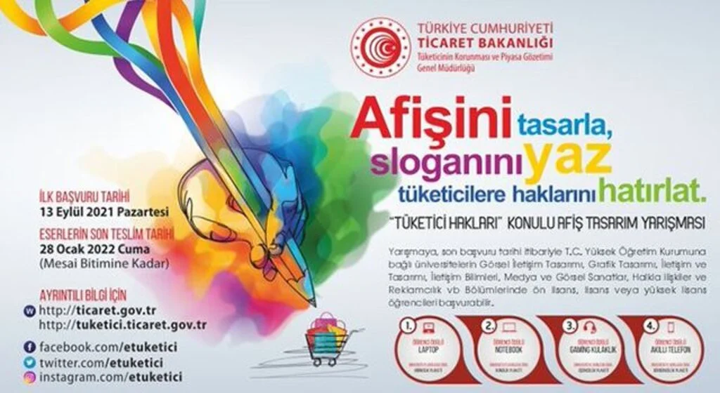 “Tüketici Hakları” konulu afiş tasarım yarışmasına davet