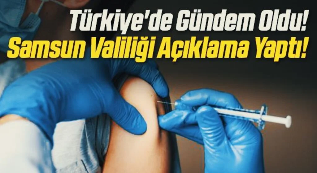 Türkiye'de Gündem Oldu! Samsun Valiliği Açıklama Yaptı!