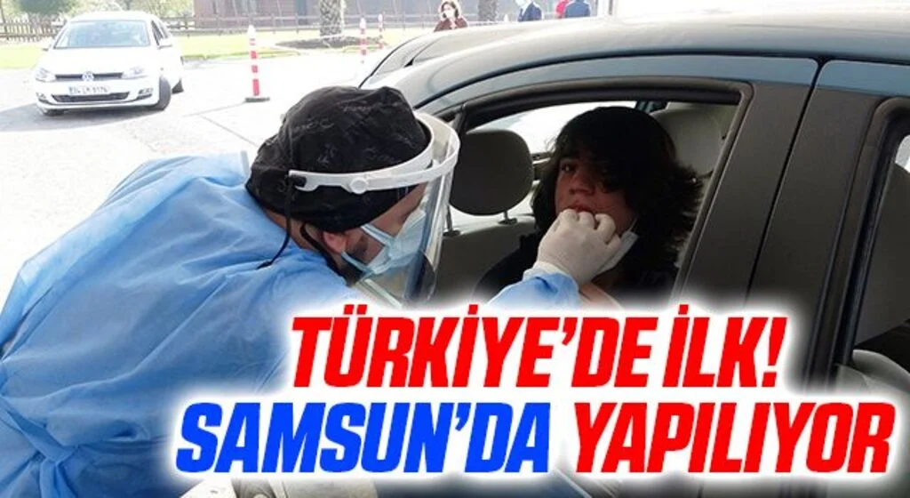 Türkiye'de ilk: Öğrenciler için 'PCR numune alma noktası' oluşturuldu