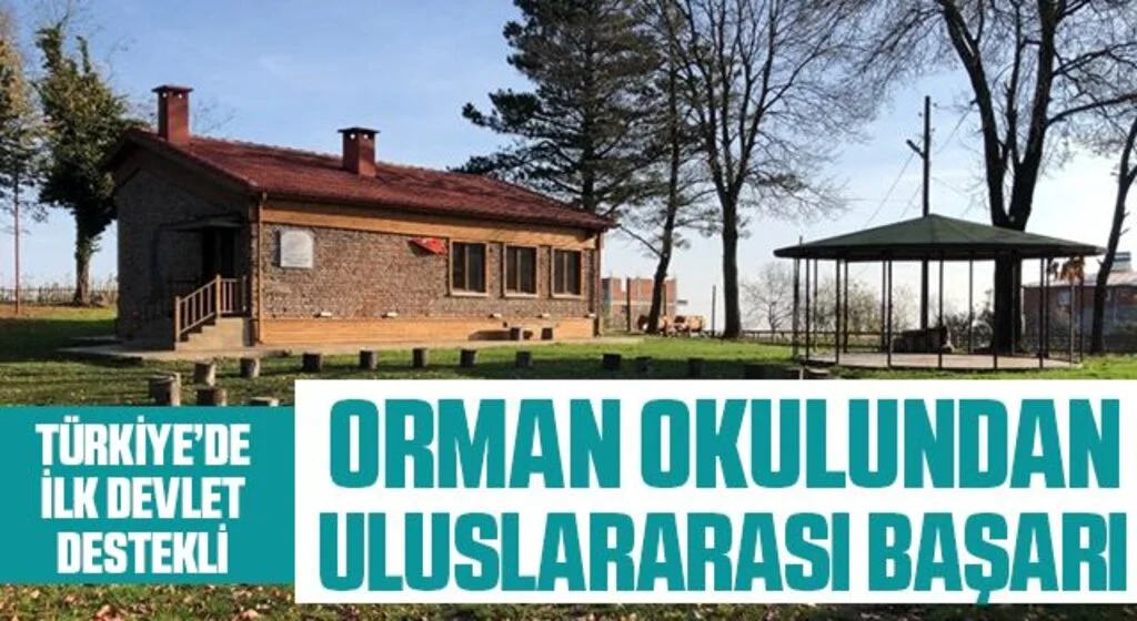 Türkiye'nin ilk devlet destekli orman okulundan uluslararası başarı
