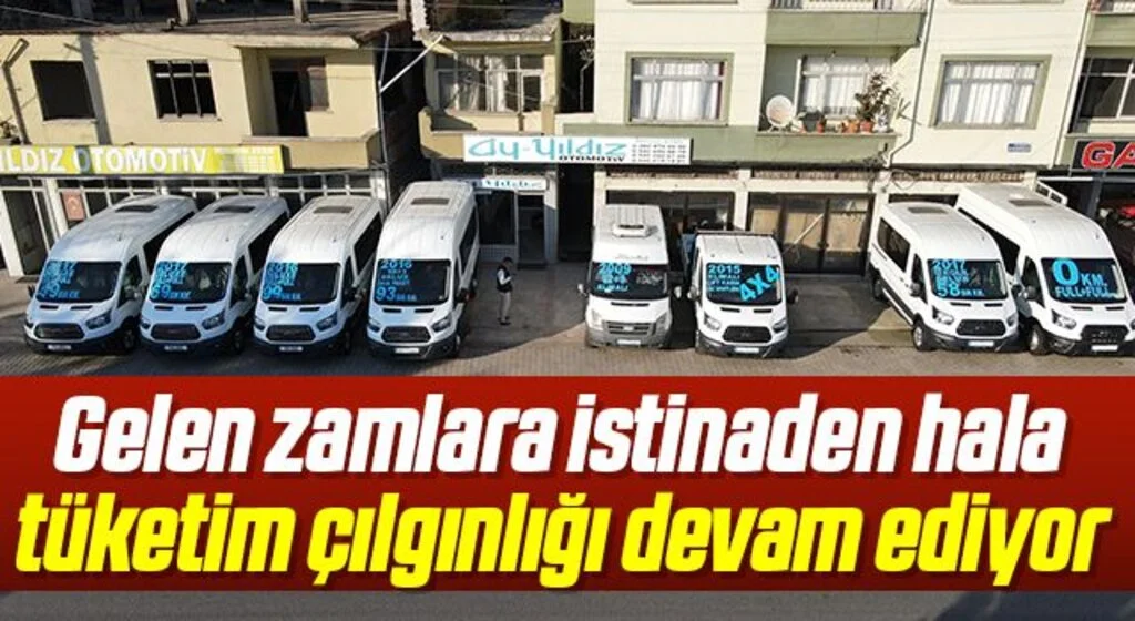 Türkiye’nin minibüs piyasasına yön veren ilçede sıfır ve ikinci ele yoğun talep
