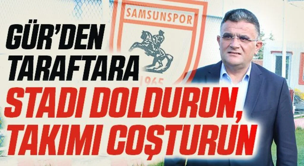 Yılport Samsunspor Basın Sözcüsü Ender Gür'den Taraftara: Stadı Doldurun, Takımı Coşturun