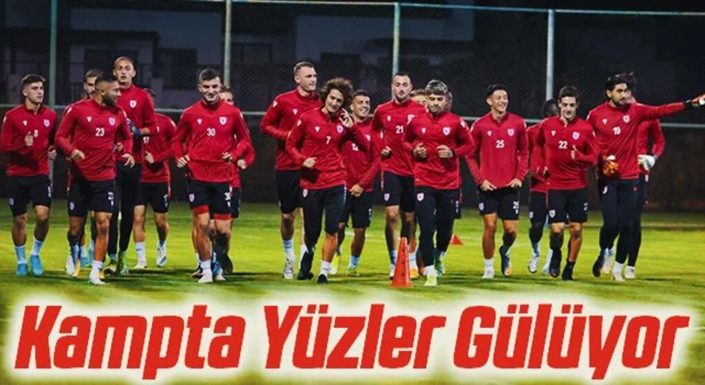Yılport Samsunspor'da Kampta Yüzler Gülüyor