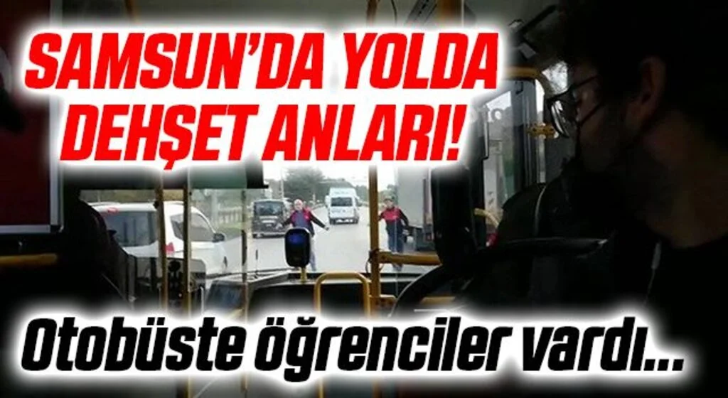 Yolda kamyonet terörü: Ring otobüsündeki 10'larca öğrencinin hayatını tehlikeye attı