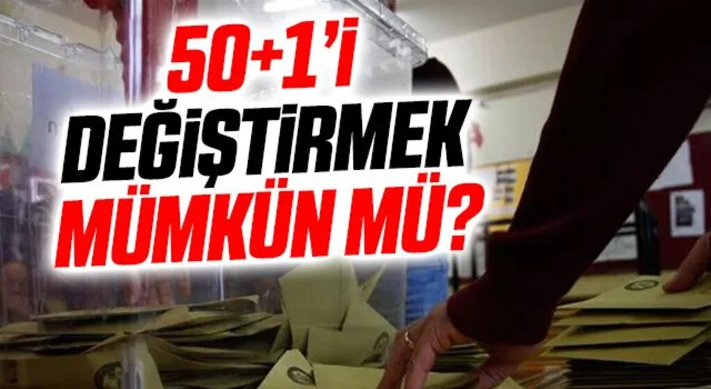 Yüzde 50+1 oranı nasıl değişir? Erdoğan topu Meclise attı ama muhalefet kapıyı kapattı