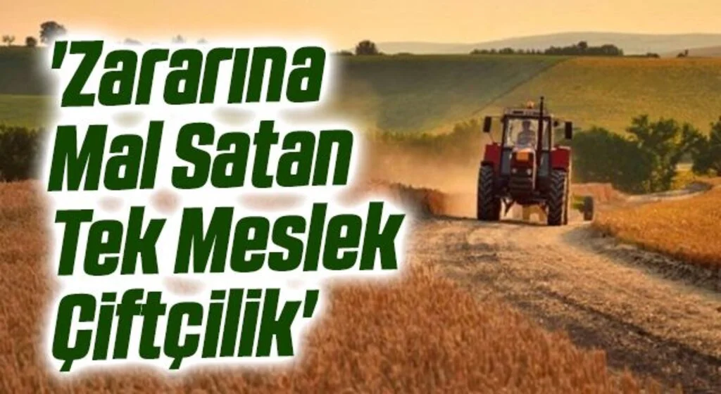 'Zararına Mal Satan Tek Meslek Çiftçilik'