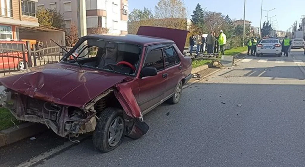 Zincirleme kazada 2 kişi yaralandı
