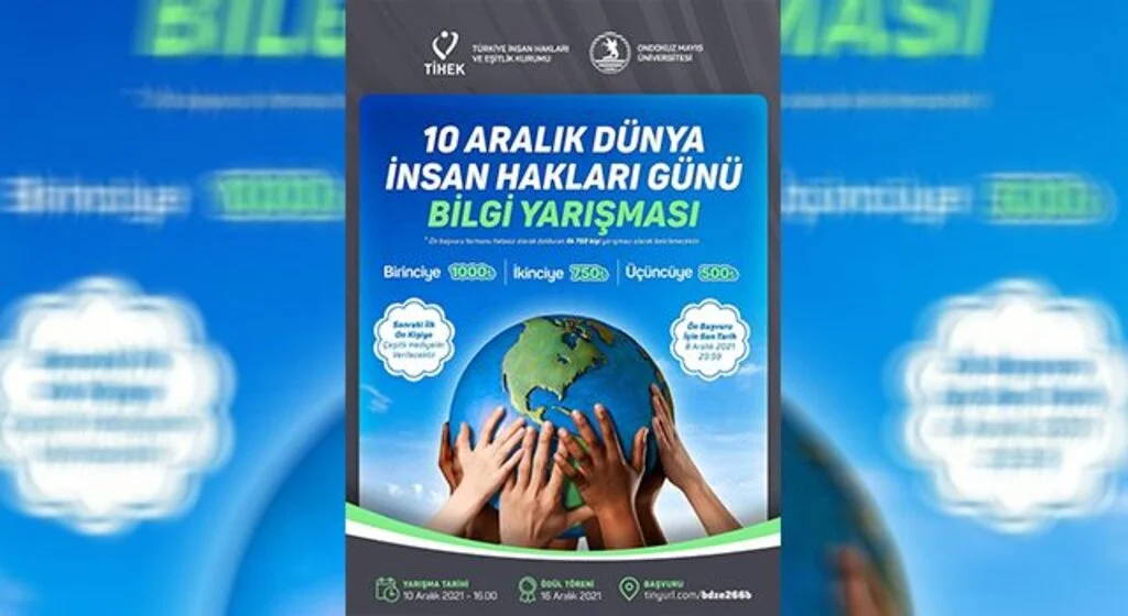 '10 Aralık Dünya İnsan Hakları Günü’nde ödüllü bilgi yarışması