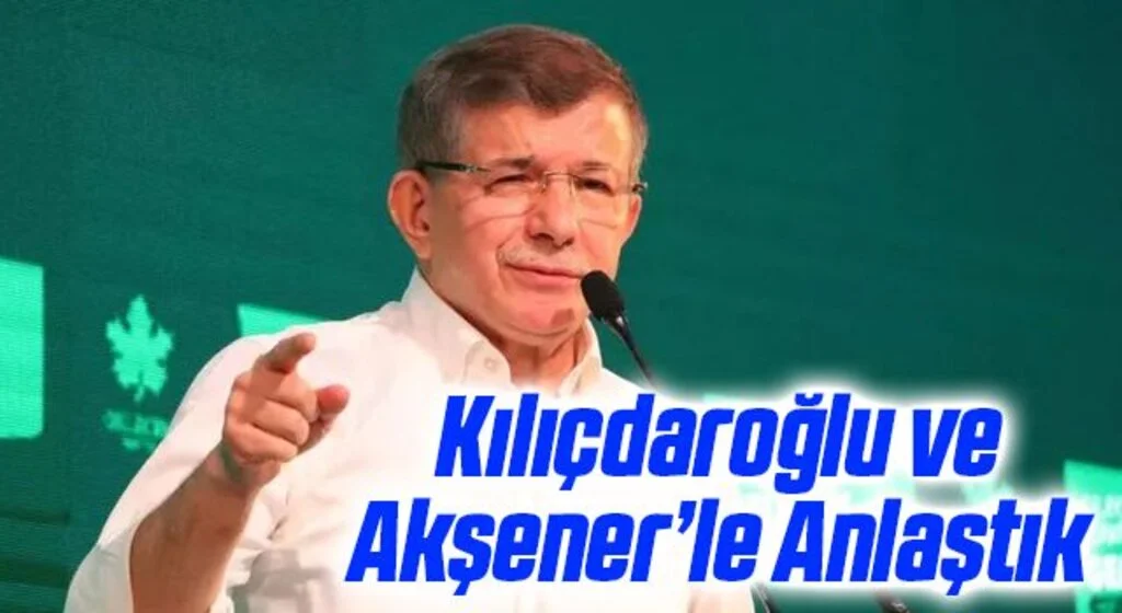 Ahmet Davutoğlu Millet İttifakı'nın cumhurbaşkanı adayını ifşa etti! İkinci Ekmeleddin vakası olmayacak