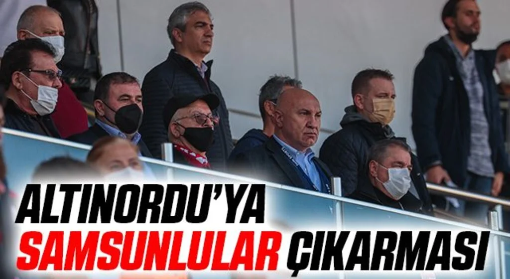 Altınordu - Samsunspor Maçına Samsunlular Çıkarması