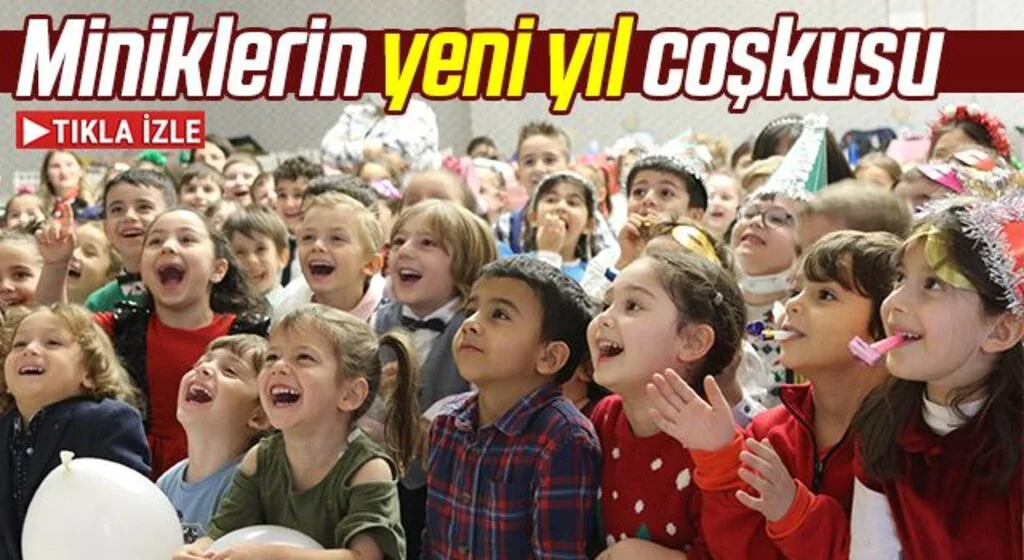 AtaÇocuklu miniklerin yeni yıl coşkusu