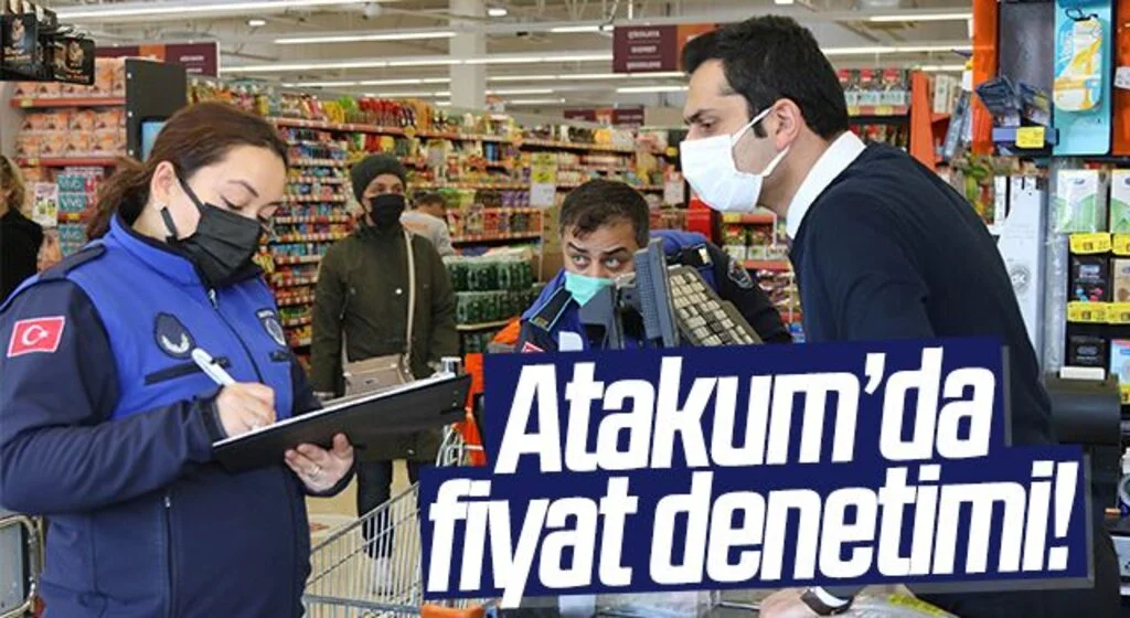 Atakum Zabıtası’ndan fiyat denetimi 