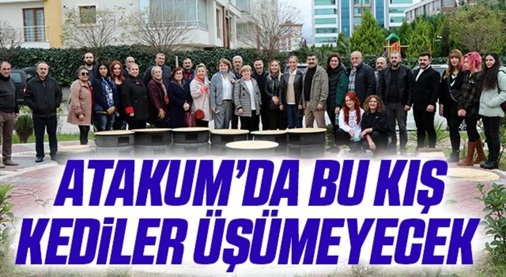 Atakum’da bu kış kediler üşümeyecek 