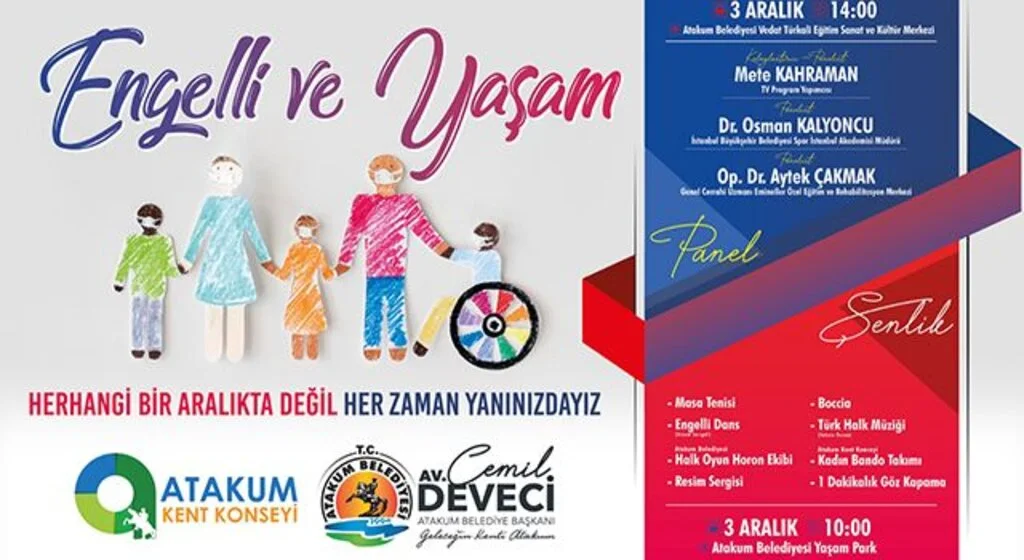 Atakum’da Engelliler Günü’ne özel program