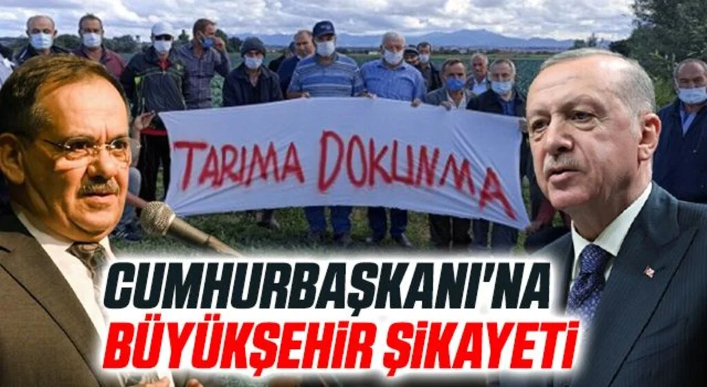 Bafra'da Cumhurbaşkanı Erdoğan'a Samsun Büyükşehir Şikayeti