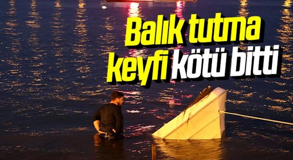 Balık tutma keyfi kötü bitti 