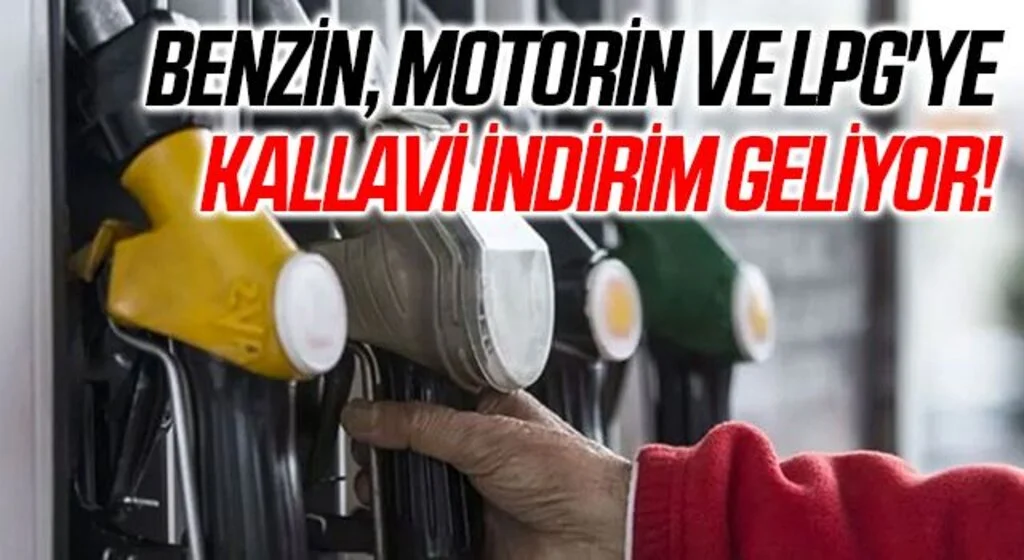 Benzin, motorin ve LPG'ye kallavi indirim geliyor! EPGİS açıkladı