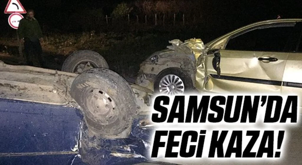 Çarşamba'da iki otomobilin çarpıştığı kazada 1 kişi yaralandı