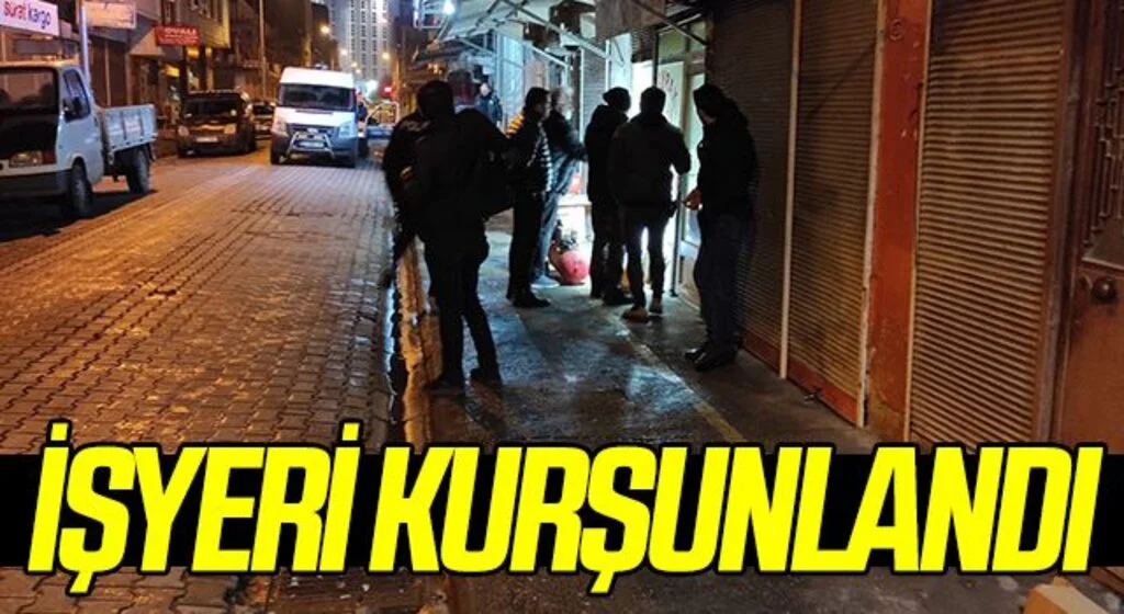 Çarşamba’da iş yeri kurşunlandı