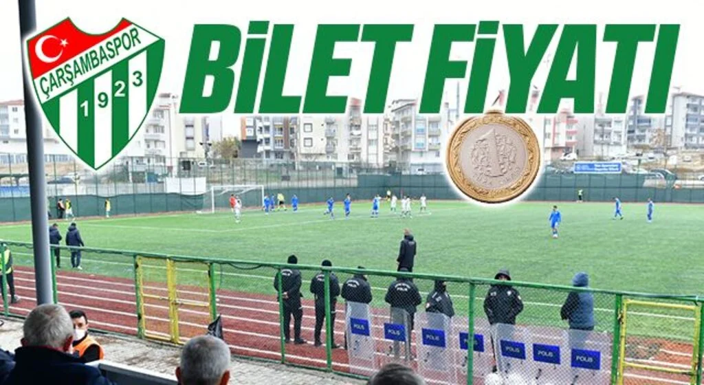 Çarşambaspor - Düzcespor Maçında Bilet Fiyatı 1 Lira Olarak Belirlendi