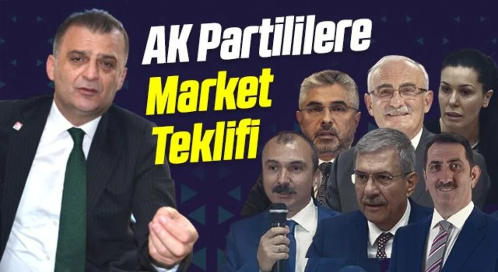 CHP’li Başkan Fatih Türkel’den AK Partililere Market Teklifi