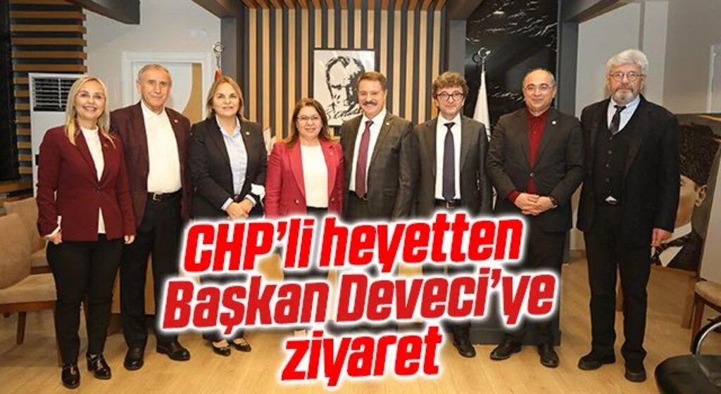 CHP’li heyetten Atakum Belediye Başkanı Cemil Deveci’ye ziyaret