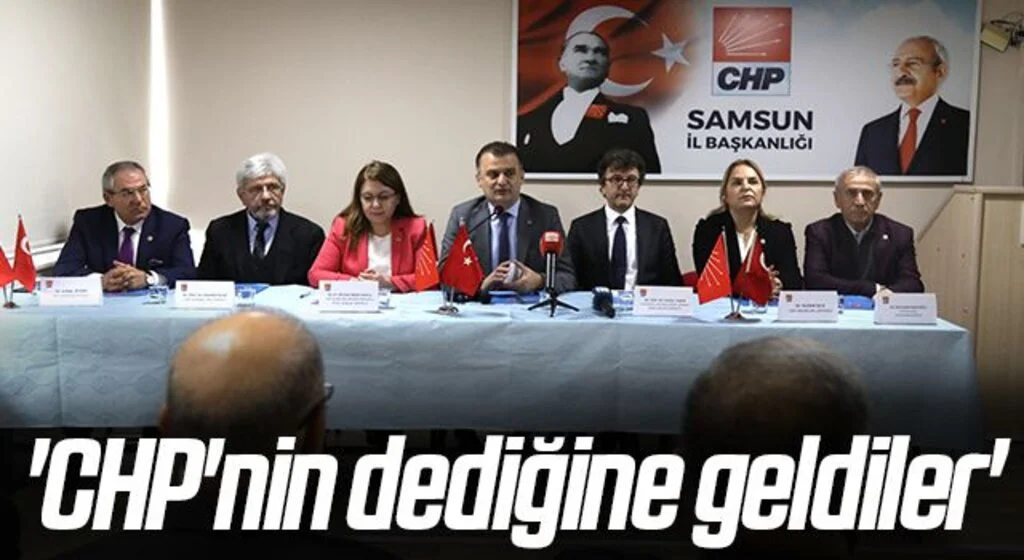 'CHP'nin dediğine geldiler'