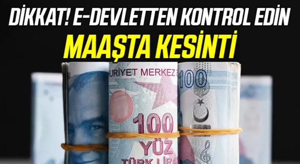 Emekli olan herkesi ilgilendiriyor! E-Devlet’ten kontrol edin! Maaşta kesinti…