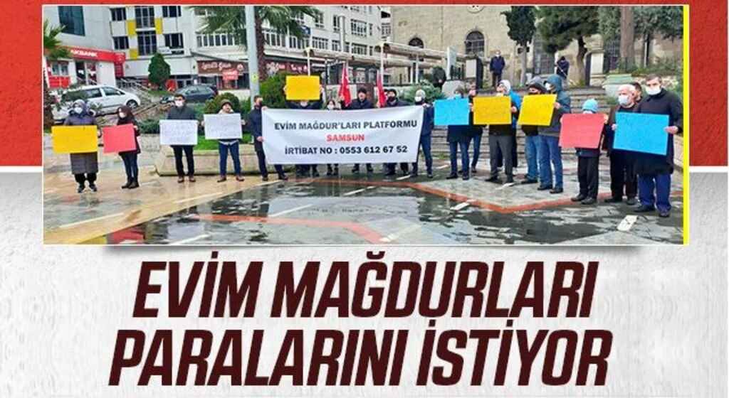 Evim Mağdurları Paralarını İstiyor