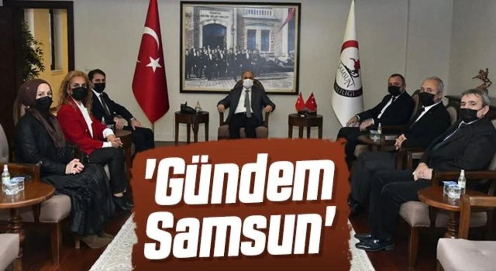 Gelecek Partisi Samsun'dan Vali Dağlı'ya Ziyaret