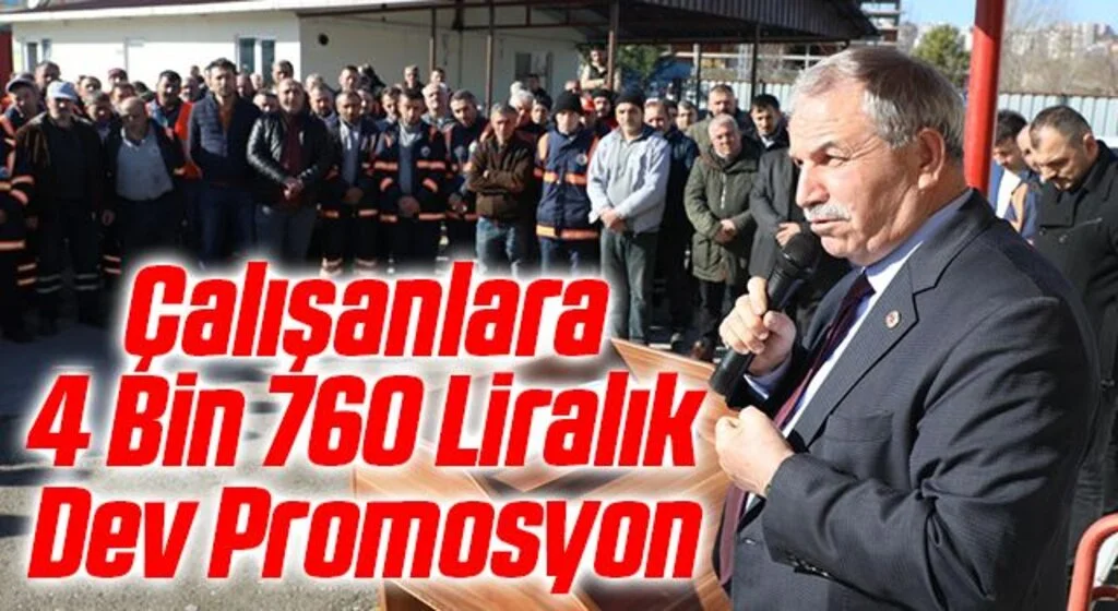 İlkadım Belediyesi Çalışanlarına 4 Bin 760 Liralık Dev Promosyon