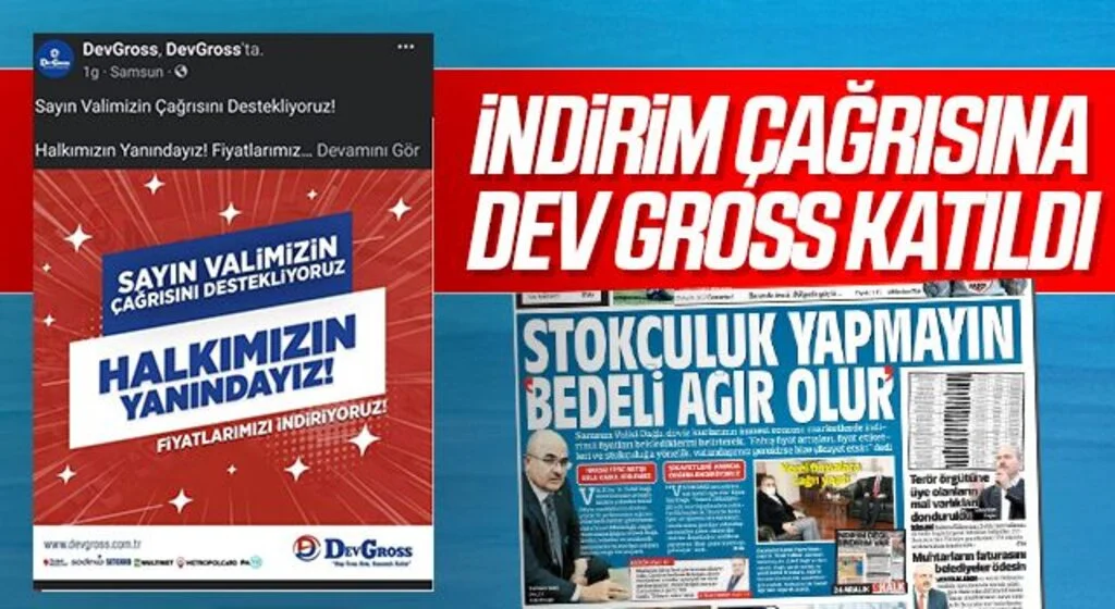 İndirim Çağrısına DevGross Katıldı