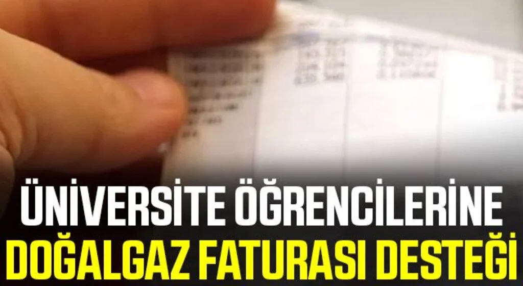 Kampanyayı sosyal medyadan duyurdu! Üniversite öğrencilerine doğal gaz faturası desteği