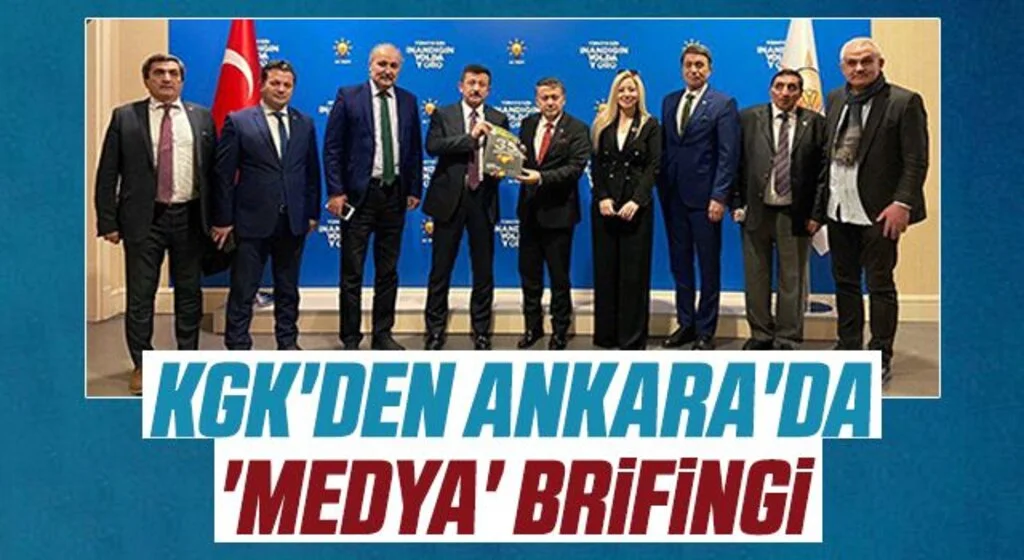 KGK'den Ankara'da 'medya' brifingi