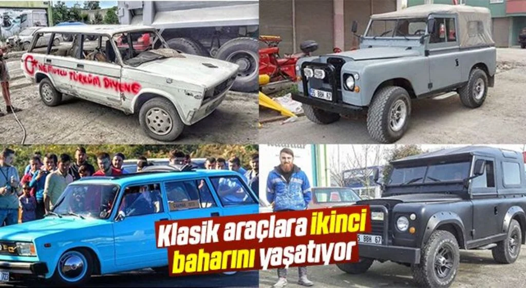 Klasik araçlara ikinci baharını yaşatıyor