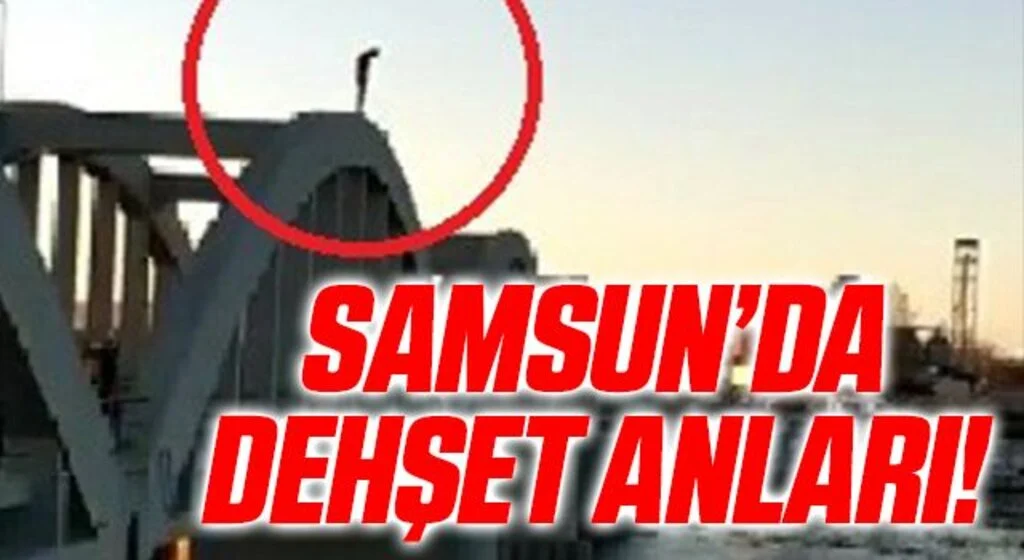 Köprüden nehre atlayan şahıs ölümden döndü: Dehşet anları kamerada