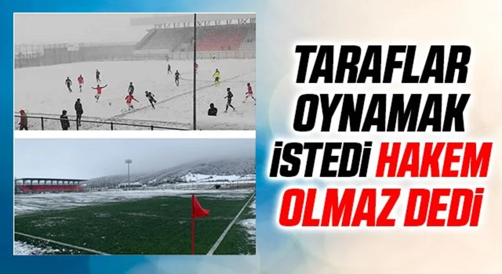 Ladik Belediyespor Maçında Hakem Bekir Taşöz'den Şaşırtan Karar