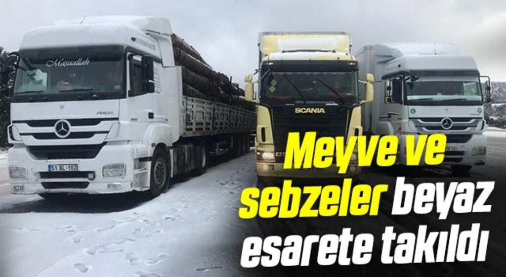 Meyve ve sebzeler beyaz esarete takıldı 