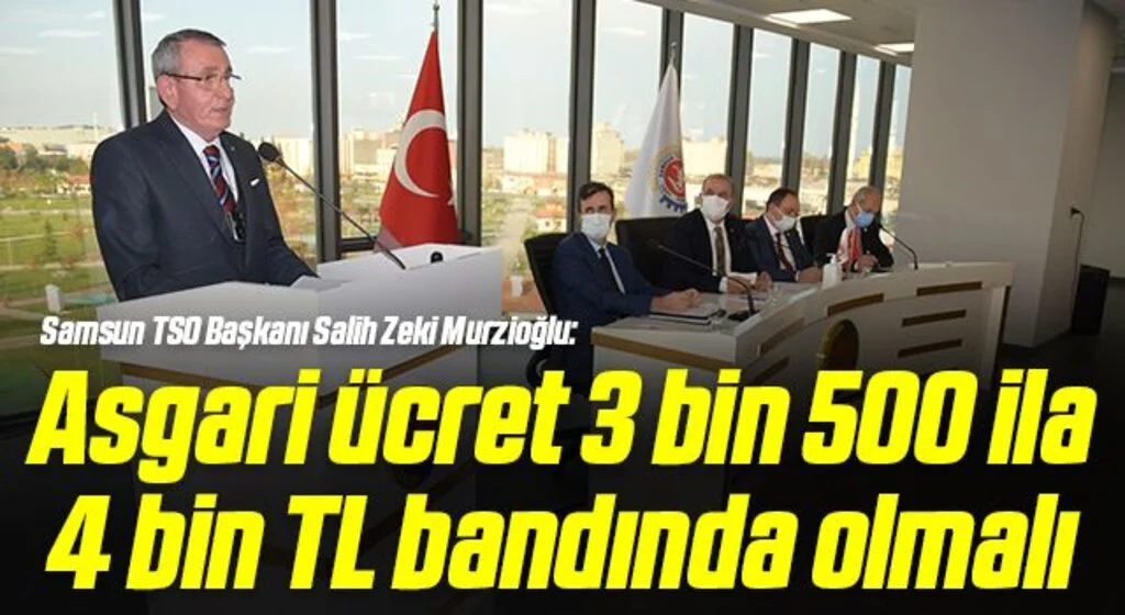 Murzioğlu: “Asgari ücret 3 bin 500 ila 4 bin TL bandında olmalı”